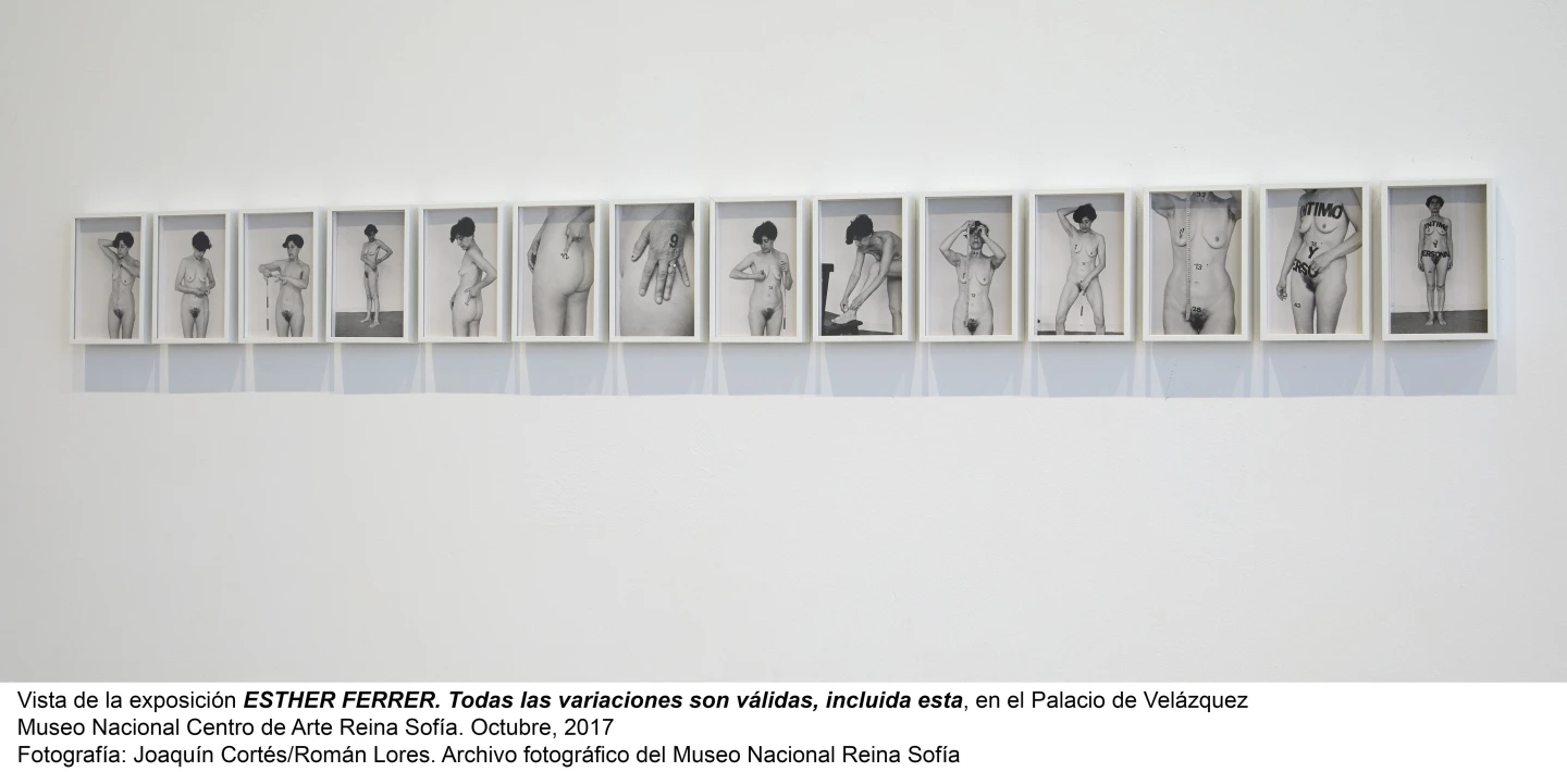 Esther Ferrer. Todas las variaciones son válidas, incluida esta 