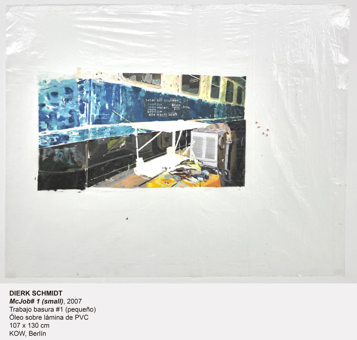 McJob#1 (Trabajo basura), 2007. Dierk Schmidt