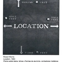 Robert Morris, Location, 1963
