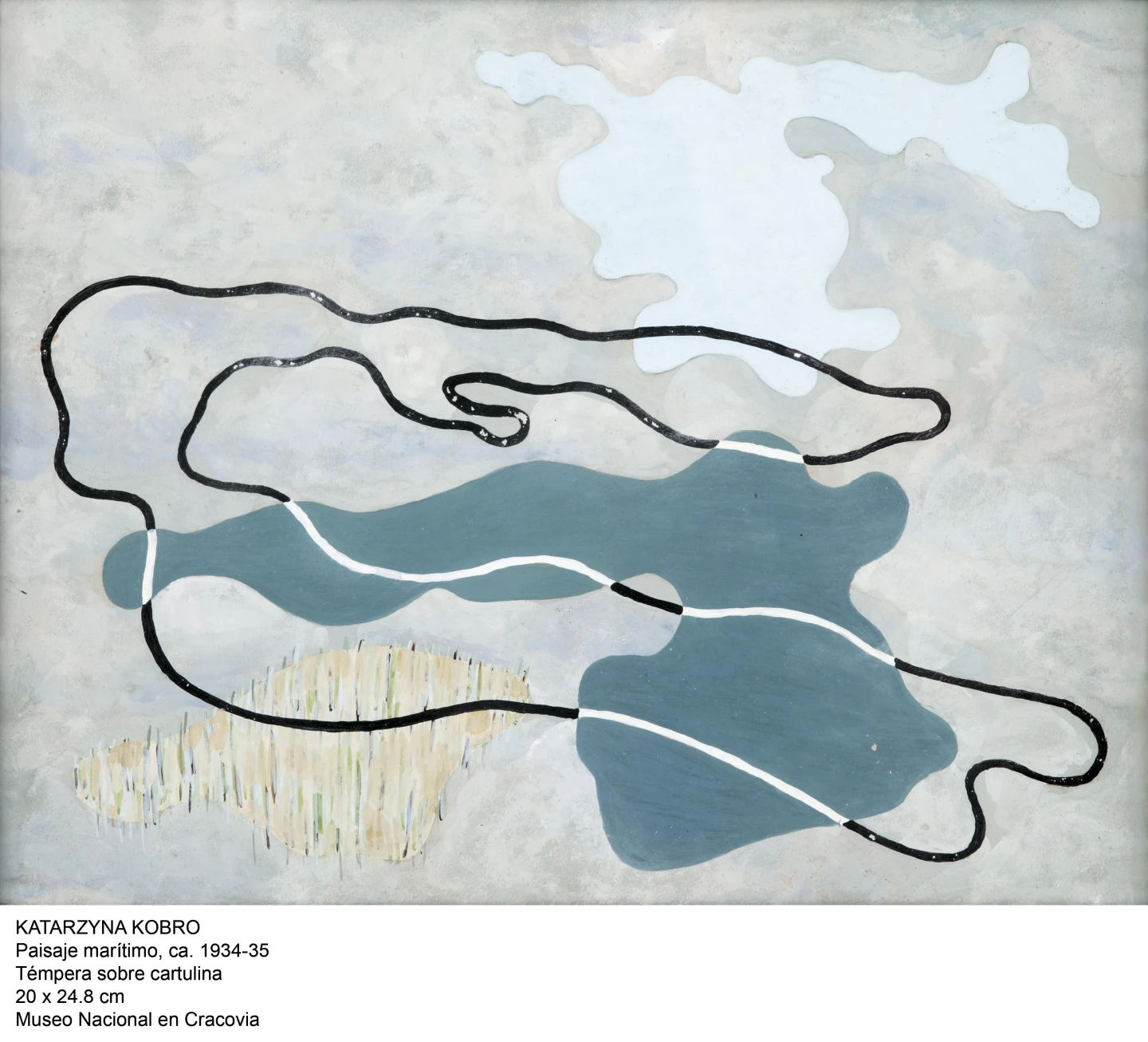 Katarzyna Kobro.Paisaje marítimo, ca, 1934-35