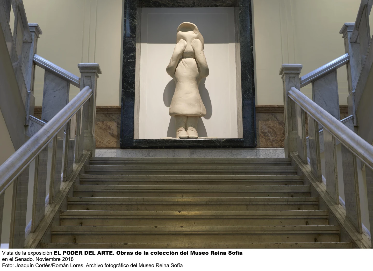 Vista de la exposición El poder del Arte en el Senado