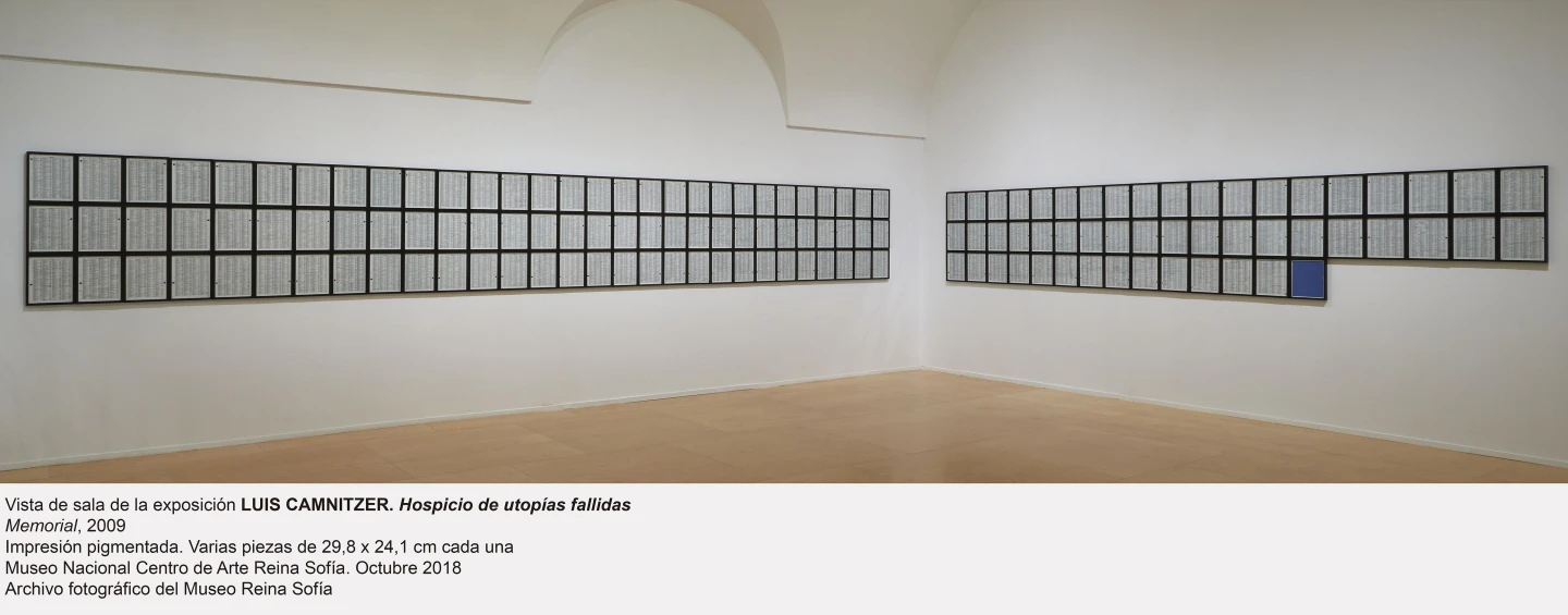 Luis Camnitzer. Hospicio de utopías fallidas