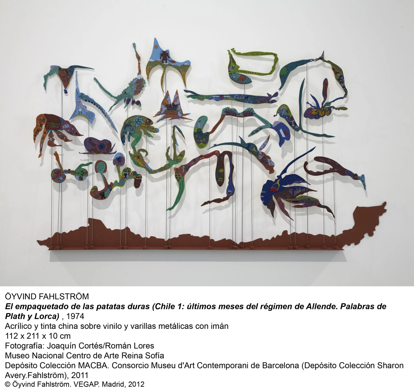 Öyvind Fahlström. El empaquetado de las patatas duras, 1974