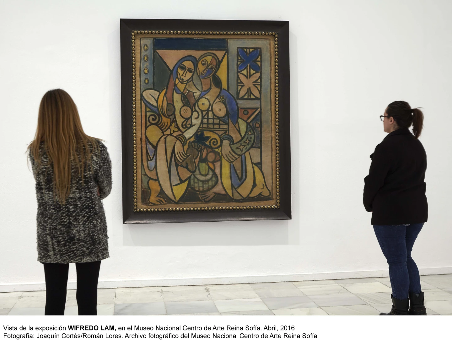 Vista de sala de la exposición de Wifredo Lam