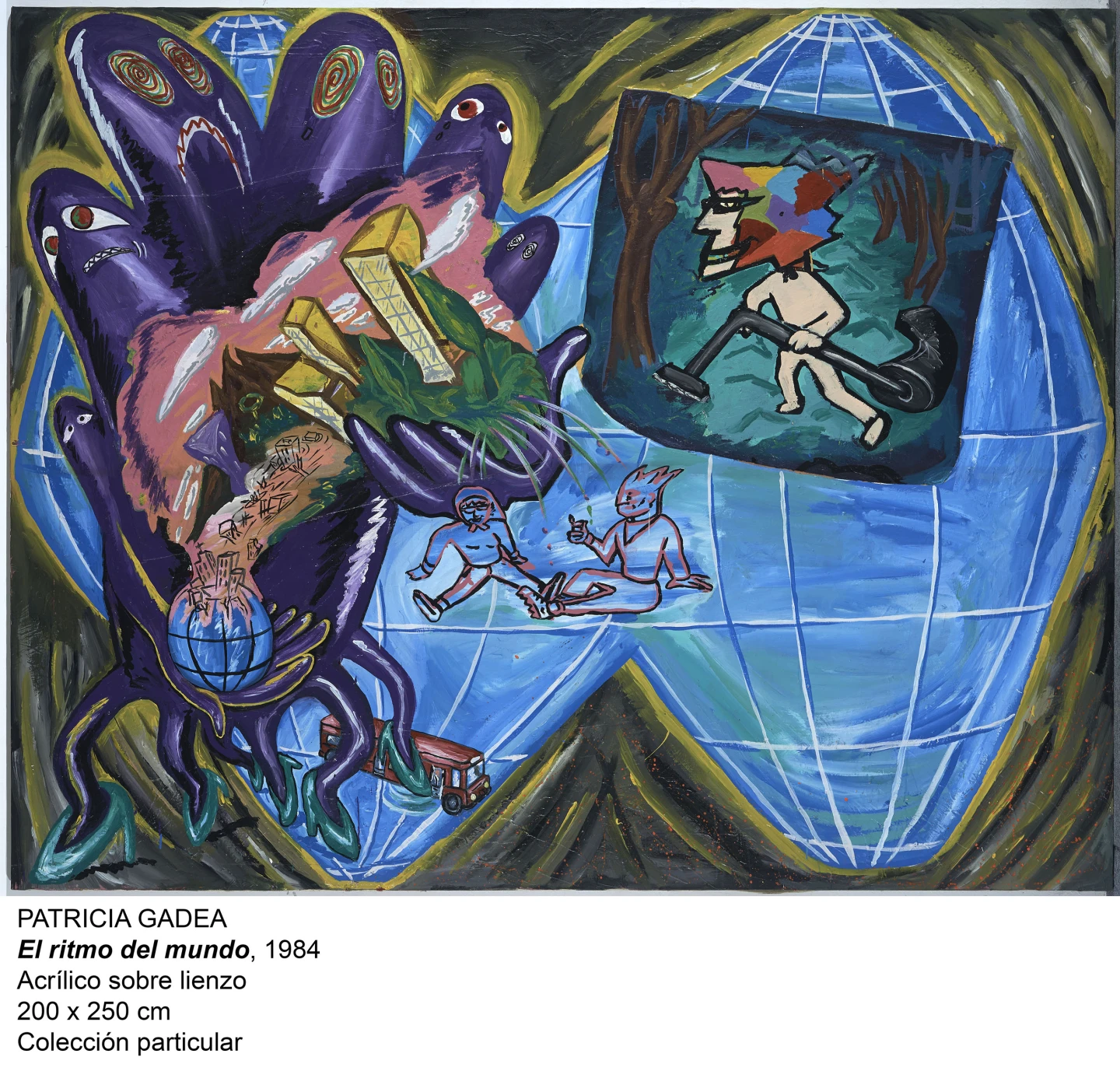 Patricia Gadea. El ritmo del mundo, 1984. Colección particular