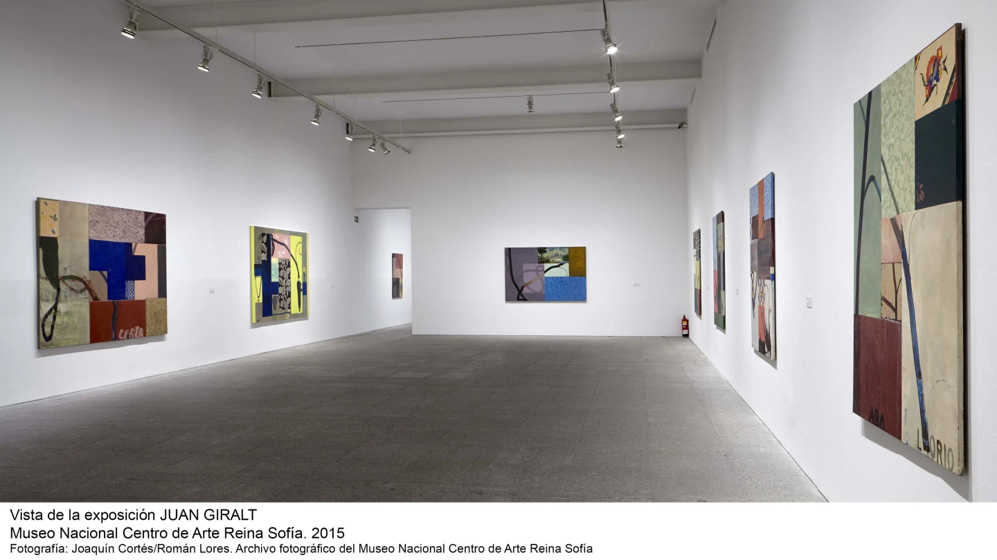 Imagen de sala de la exposición de Juan Giralt
