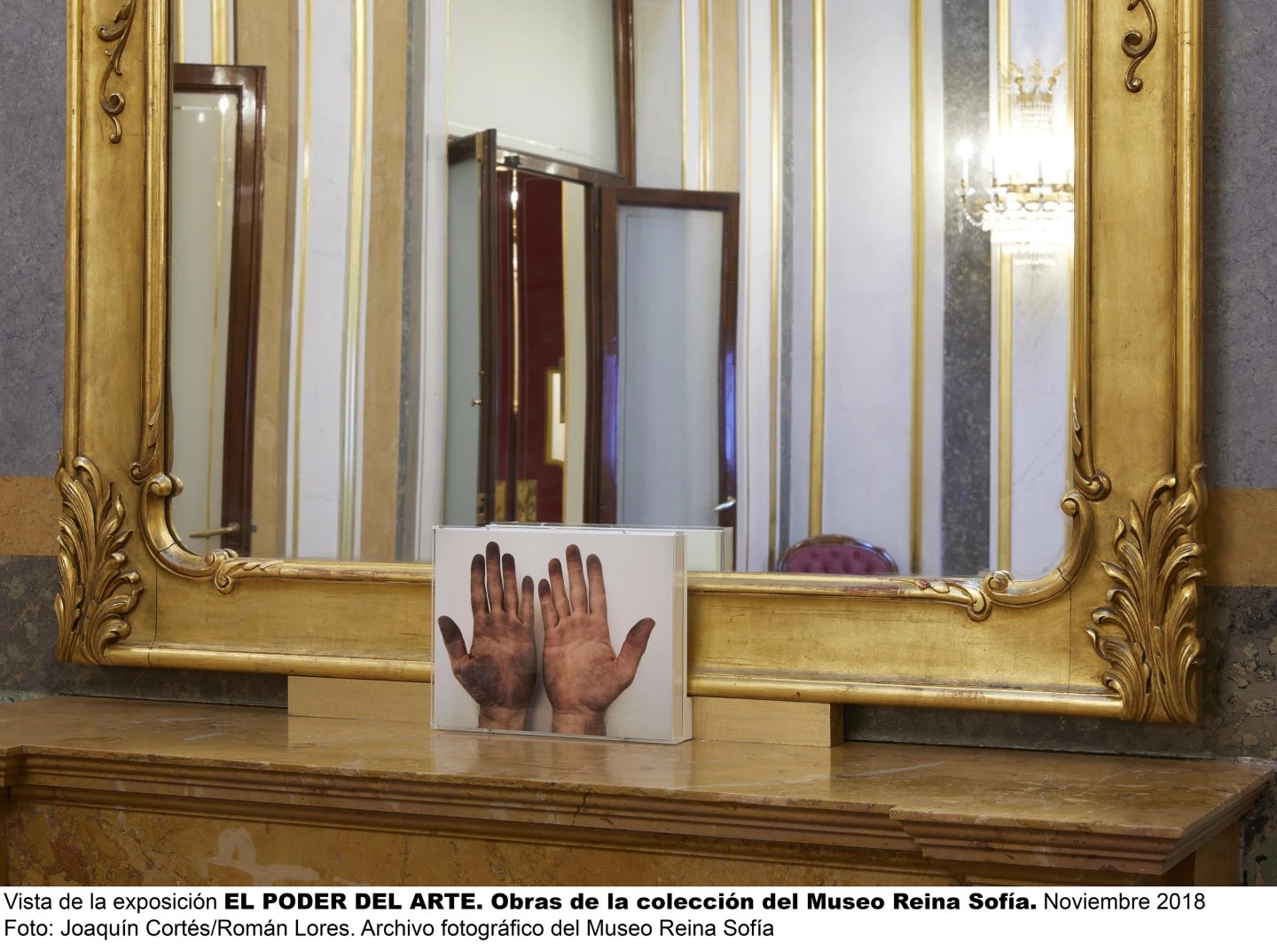 Vista de la exposición El poder del Arte en el Congreso