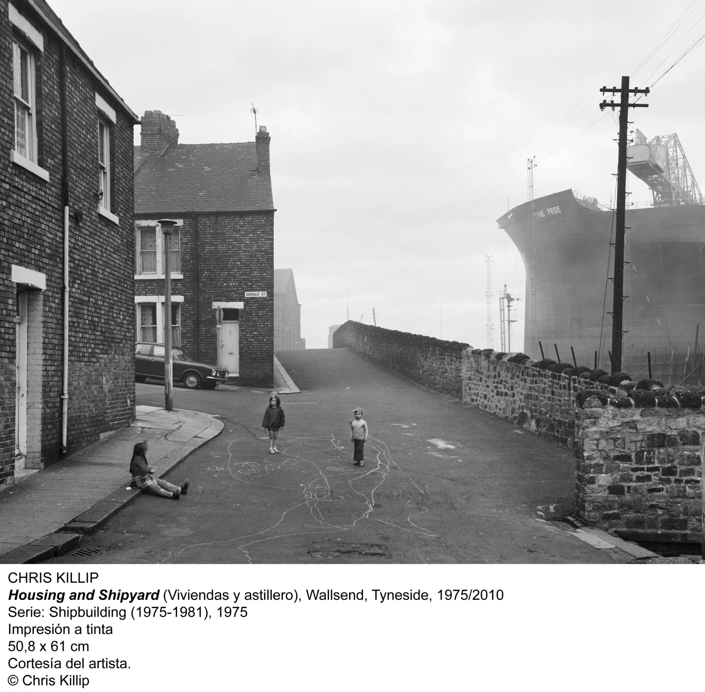 Chris Killip, Housing and Shipyard (Viviendas y astillero), Wallsend, Tyneside, 1975-2010