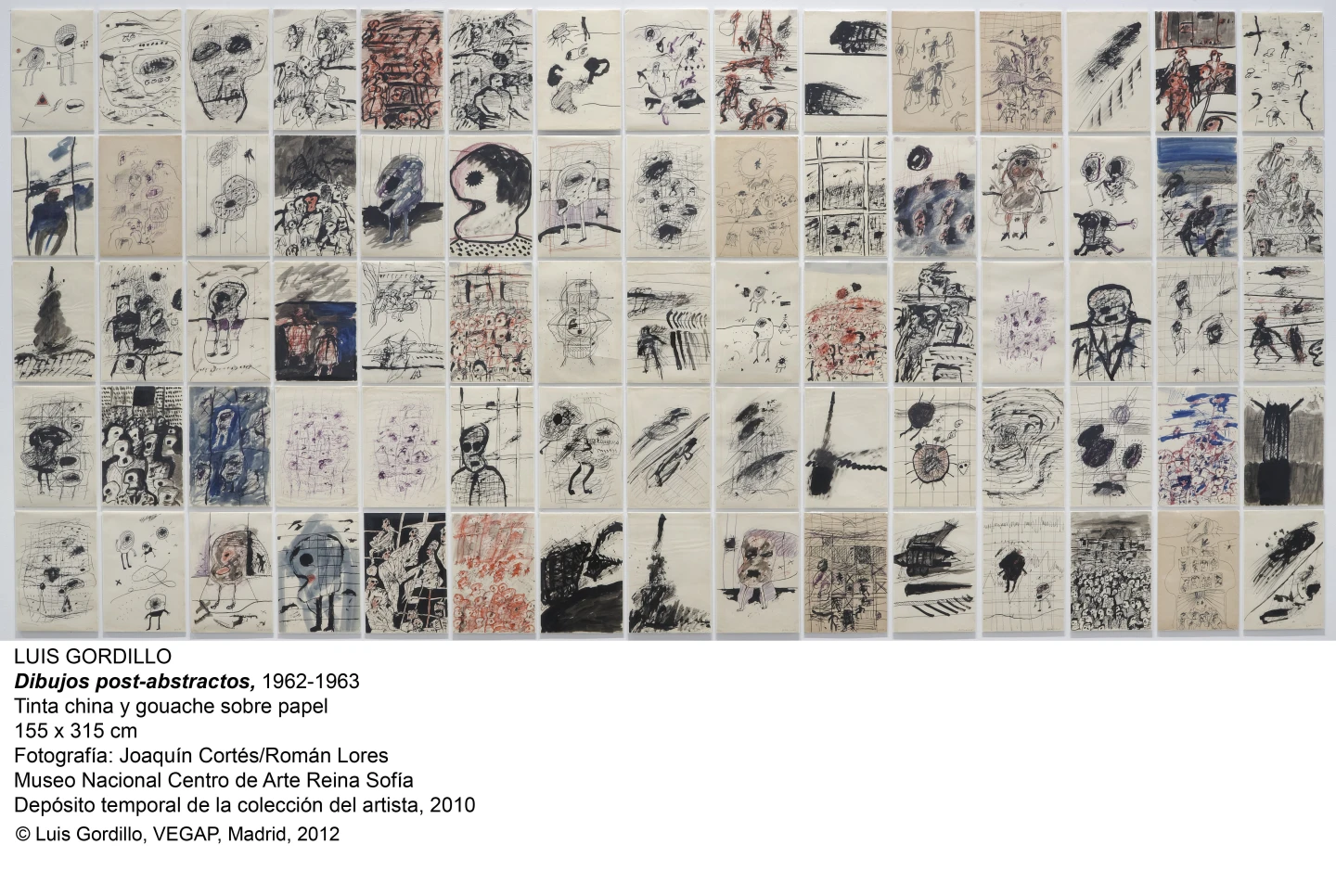 Luis Gordillo. Dibujos post-abstractos