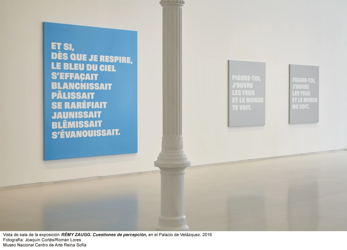 Rémy Zaugg.Cuestiones de percepción 