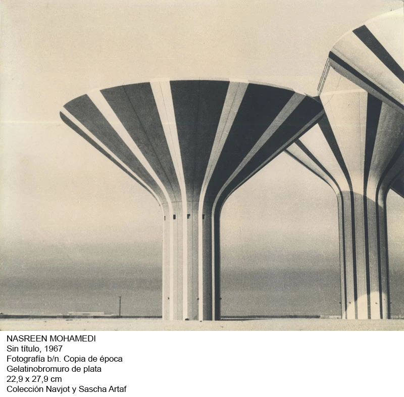 Nasreen Mohamedi Sin título, ca. 1967. Fotografía b/n