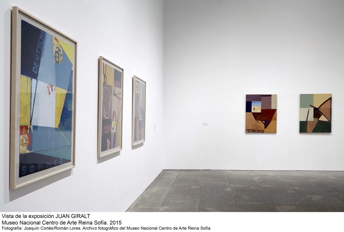 Imagen de sala de la exposición de Juan Giralt