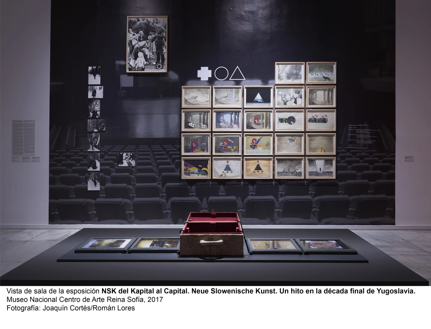 Vista de sala de la exposición Art et Liberté. Ruptura, guerra y surrealismo en Egipto (1938-1948)