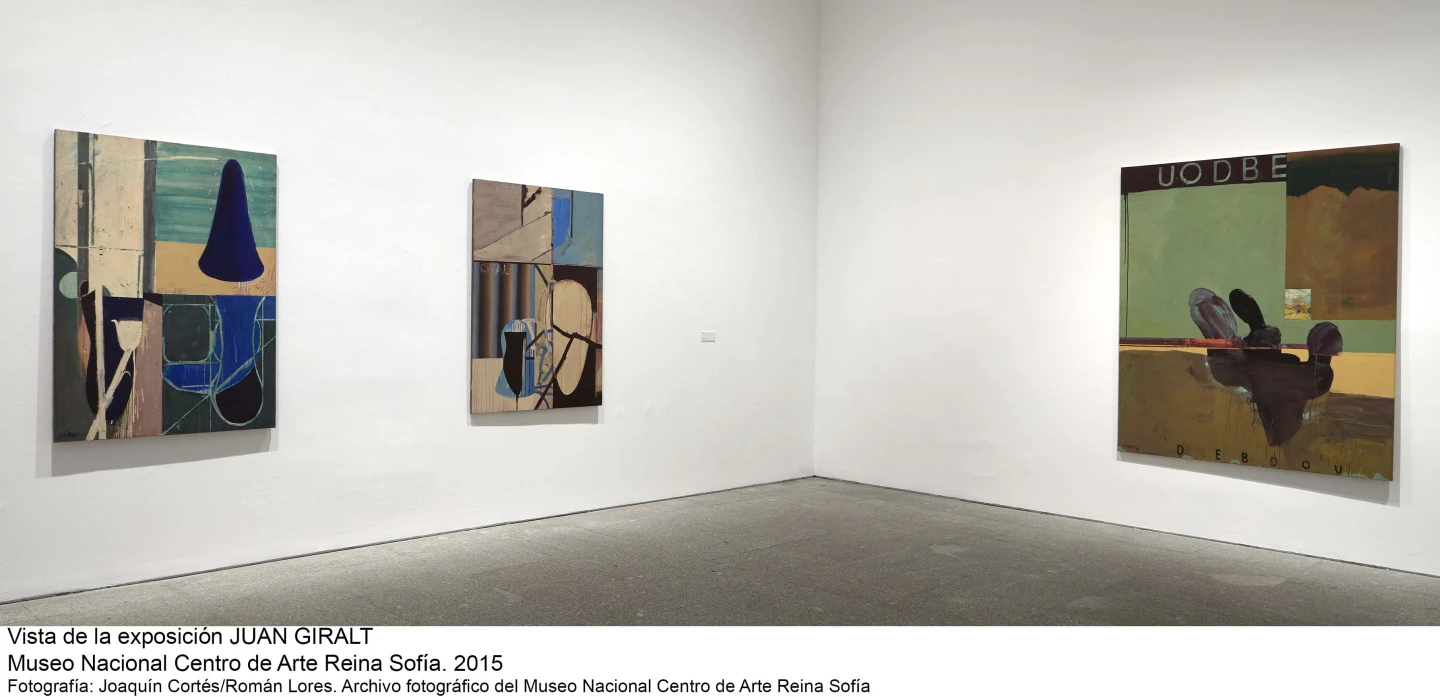 Imagen de sala de la exposición de Juan Giralt