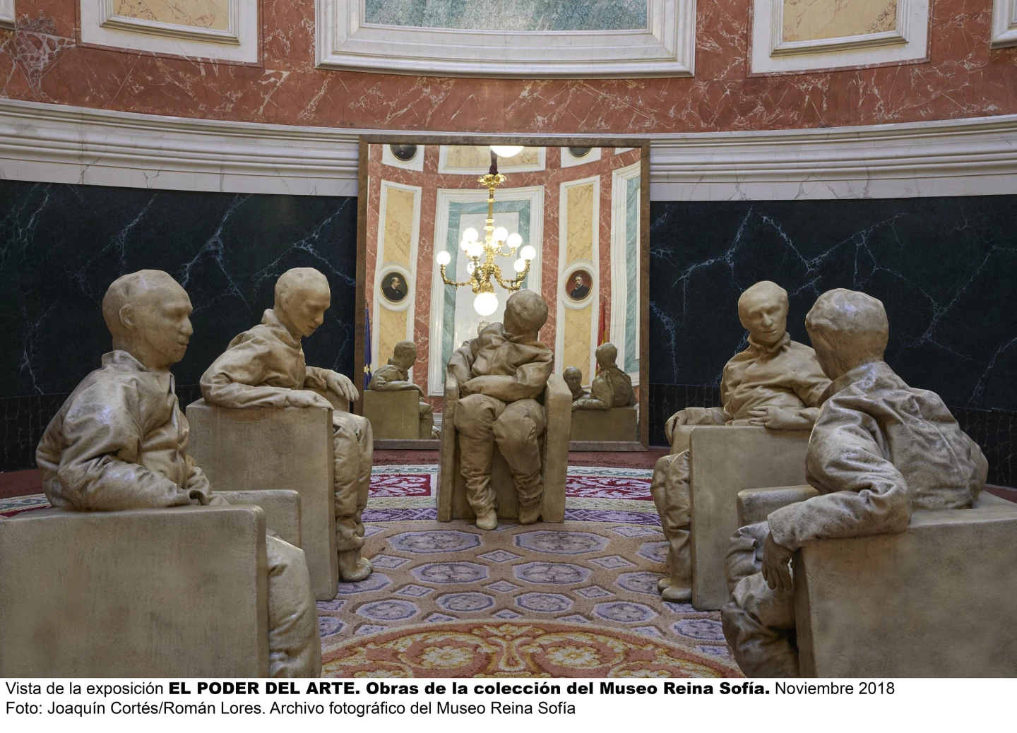 Vista de la exposición El poder del Arte en el Congreso