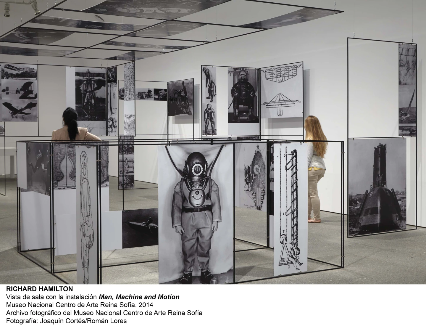 Vista de sala de la exposición Richard Hamilton, 2014