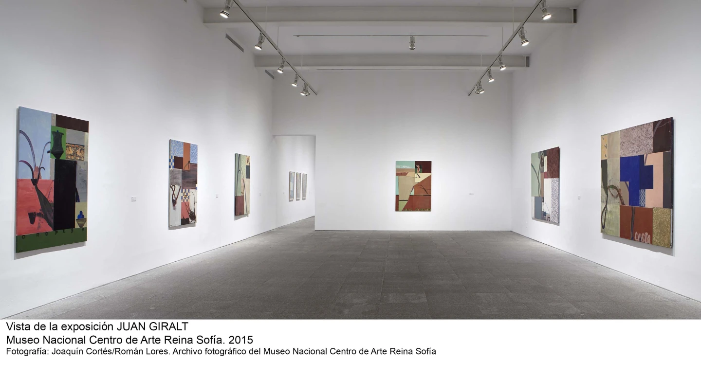 Imagen de sala de la exposición de Juan Giralt