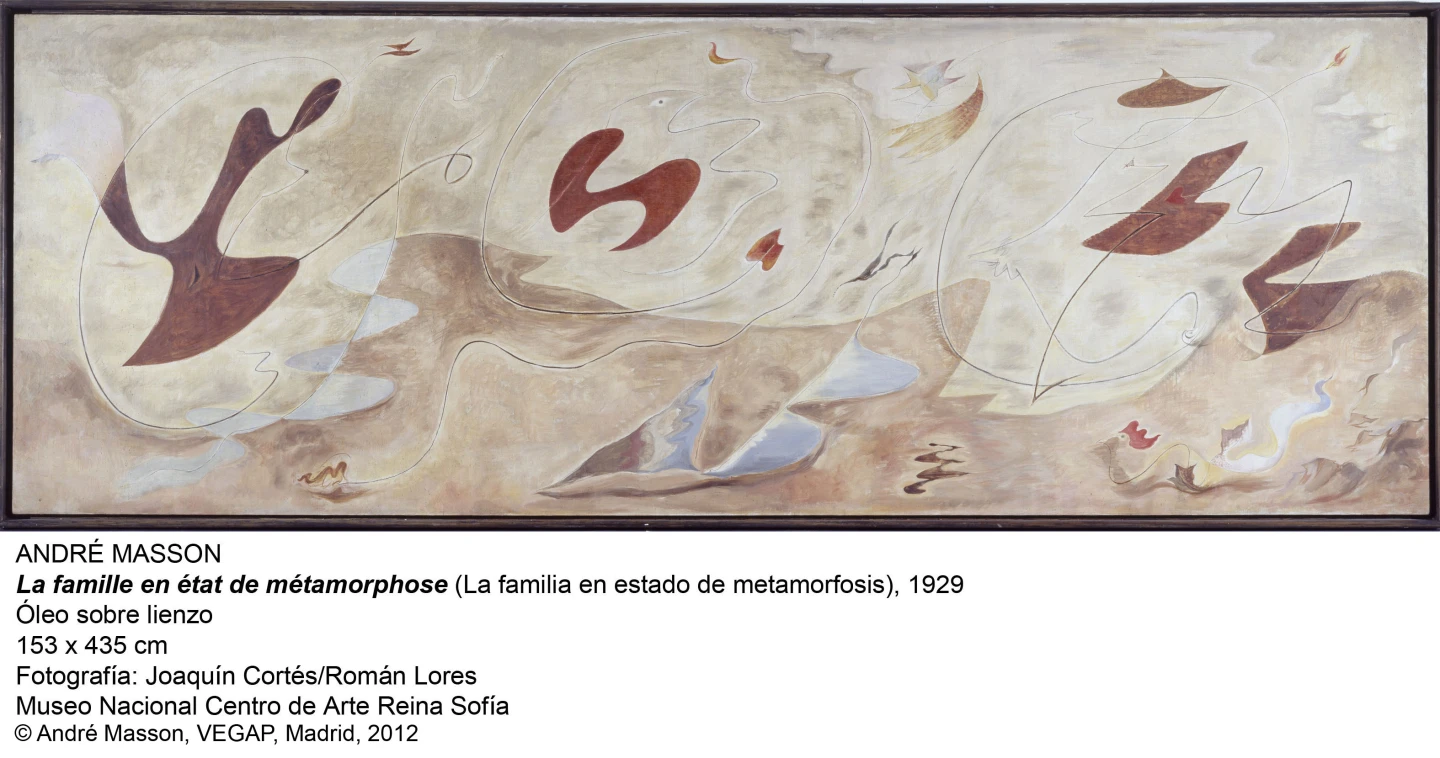 André Masson. La famille en état de métamorphose, 1929