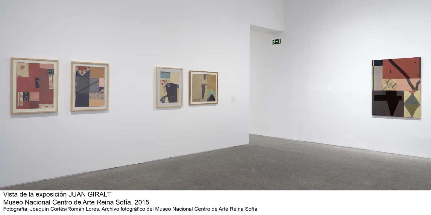 Imagen de sala de la exposición de Juan Giralt