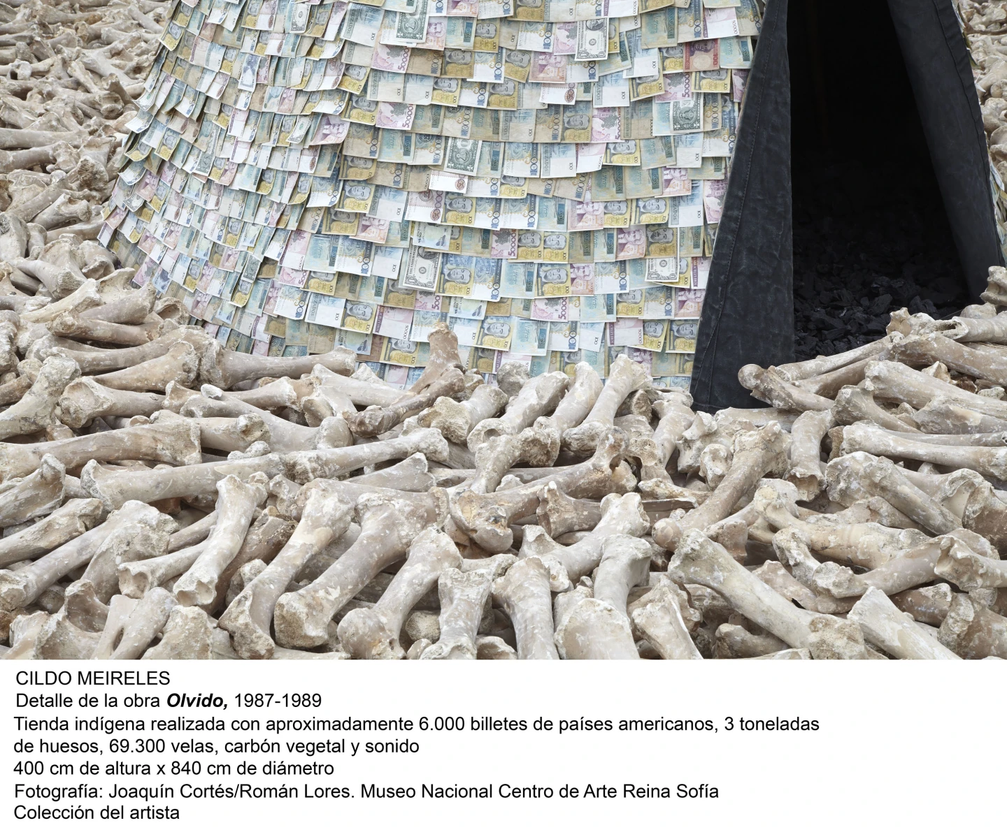 Cildo Meireles, Olvido (detalle), 1987-1989