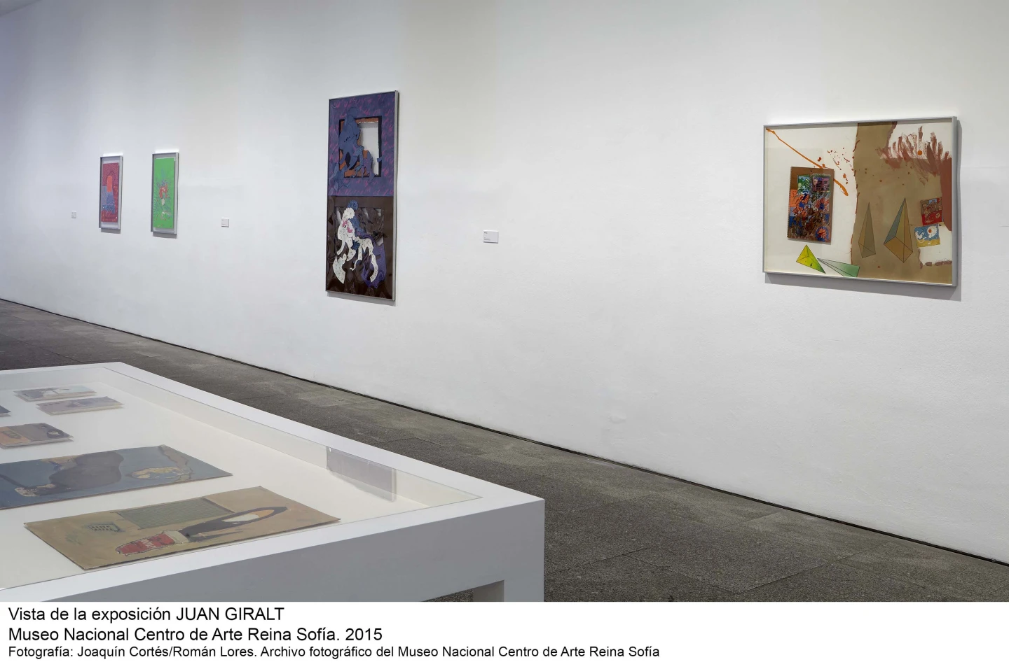 Imagen de sala de la exposición de Juan Giralt