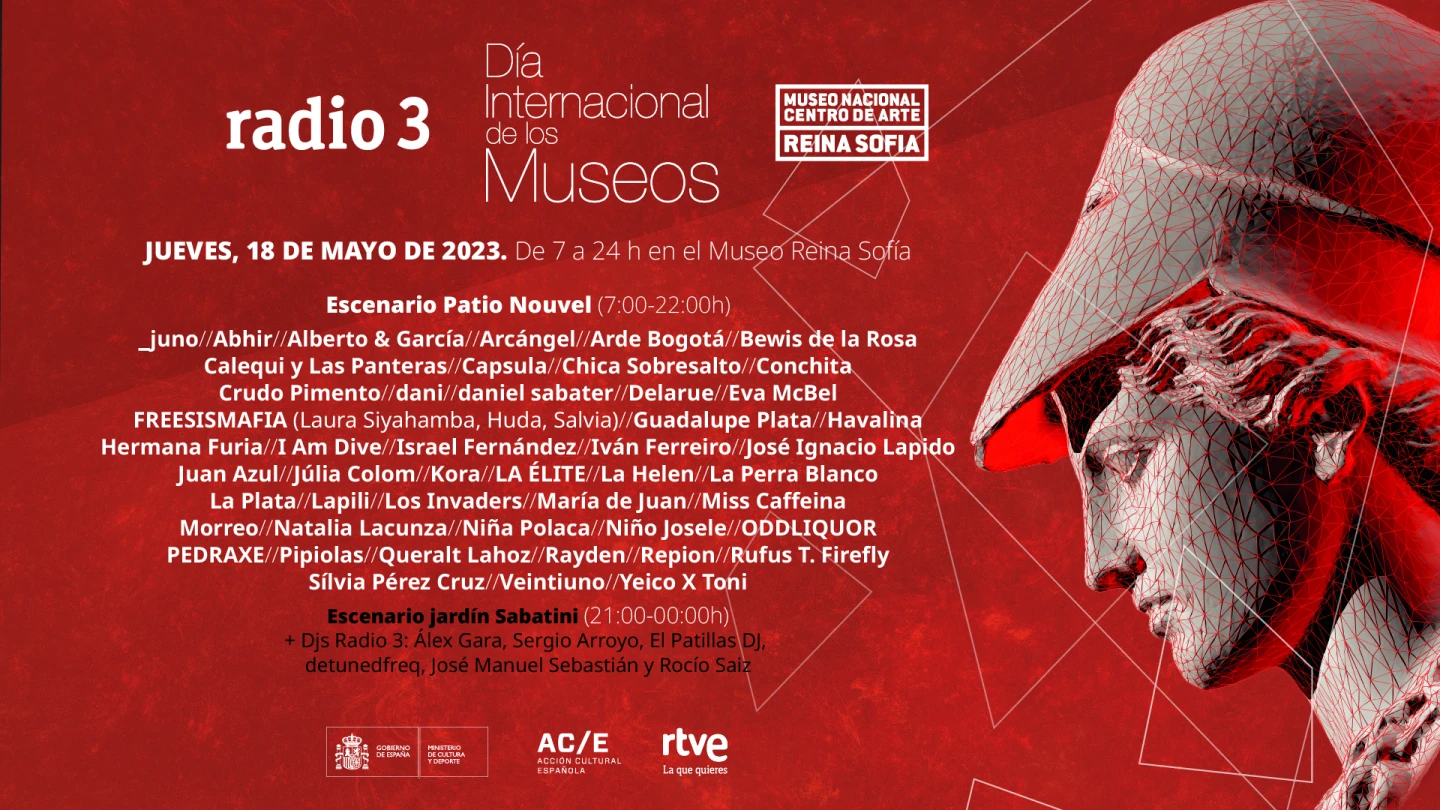Cartel de actuaciones del Día Internacional de los Museos