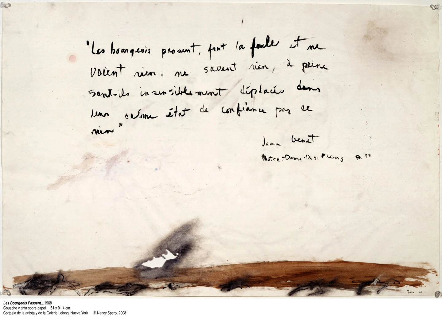 Nancy Spero.  Disidanzas