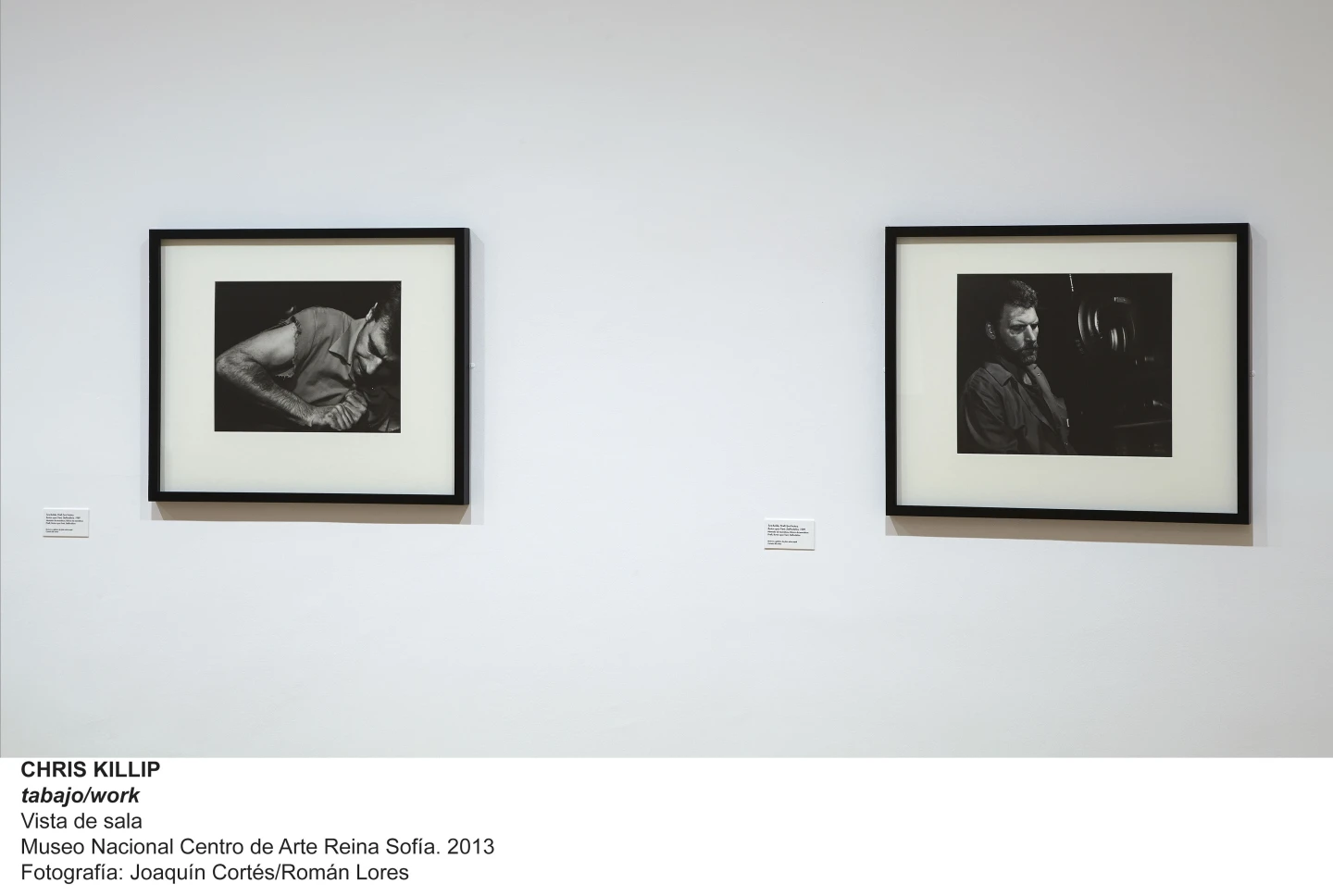 Chris Killip. trabajo / work. Vista de sala. Museo Nacional Centro de Arte Reina Sofía, 2013