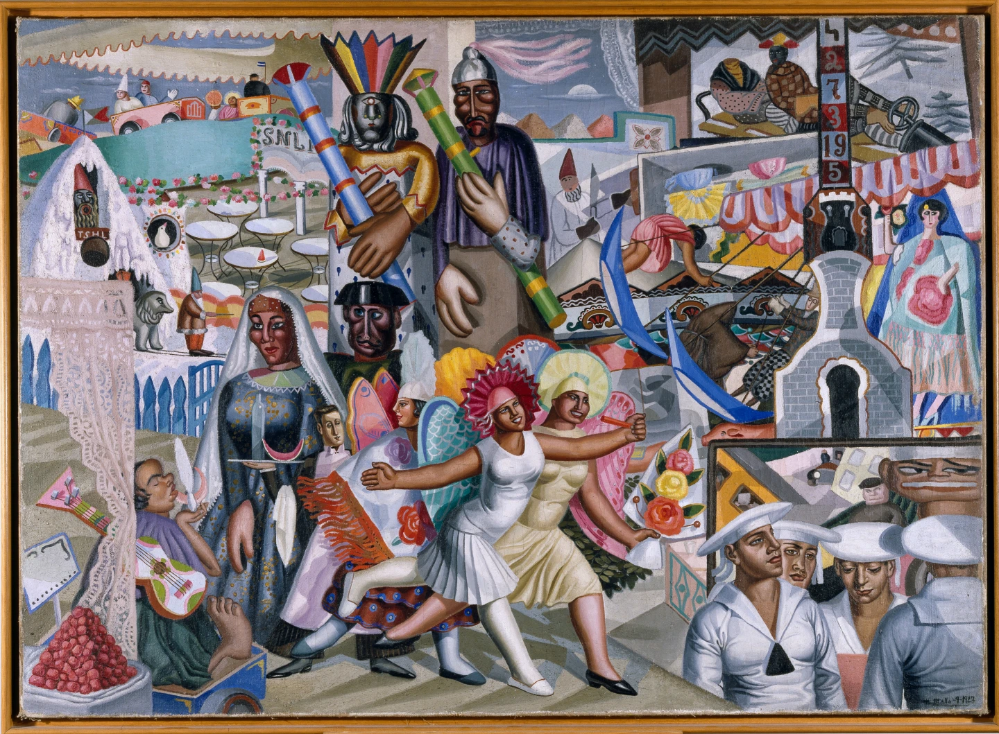Maruja Mallo, La verbena, 1927