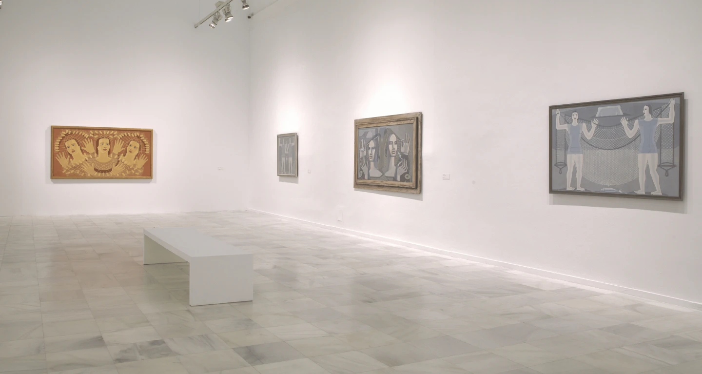 Vista de la exposición Maruja Mallo. Máscara y compás