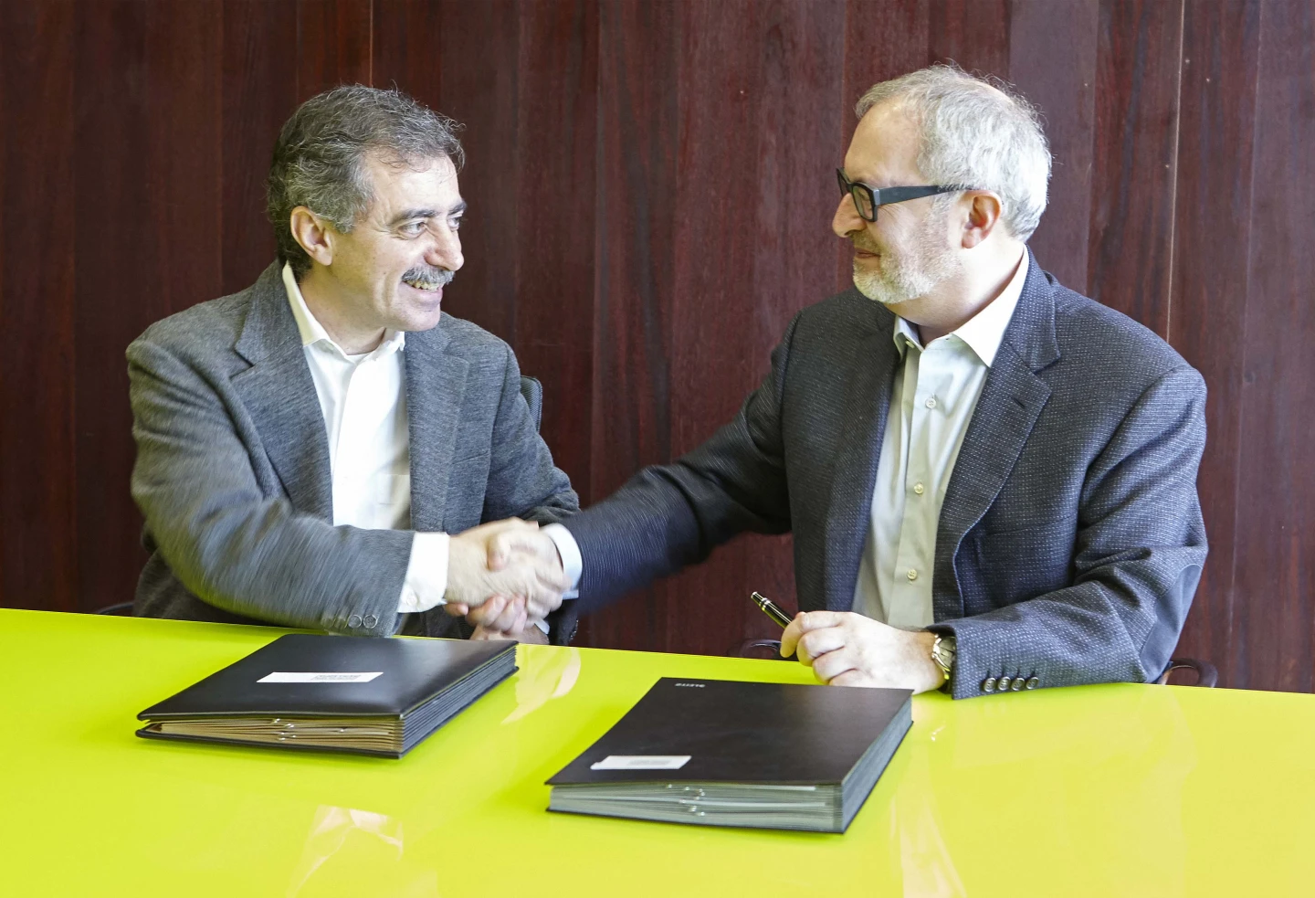 Manuel Borja-Villel, director del Museo Reina Sofía y José María Lafuente.