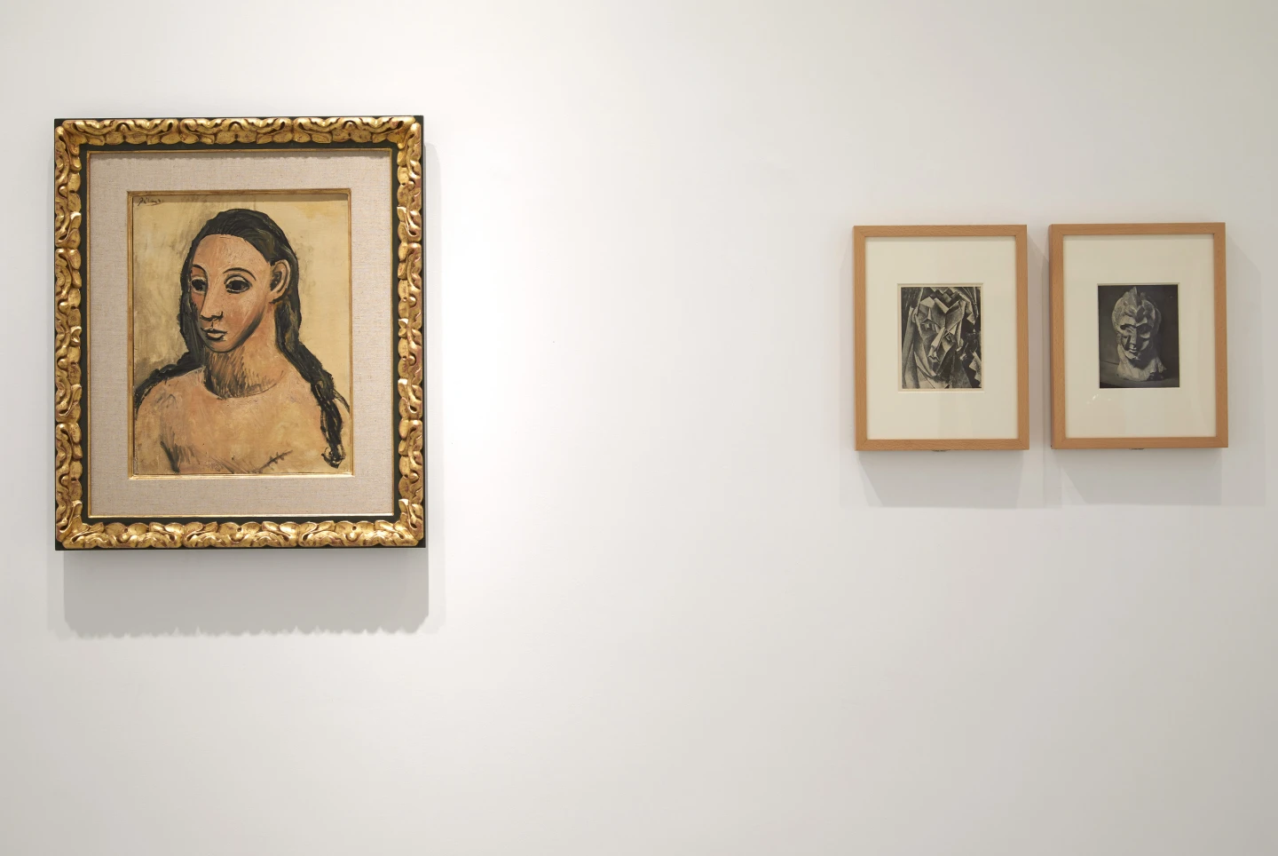 Busto de mujer joven Paris, otoño 1906. Óleo sobre lienzo. 54 x 42 cm. © Sucesión Pablo Picasso, VEGAP, Madrid, 2022