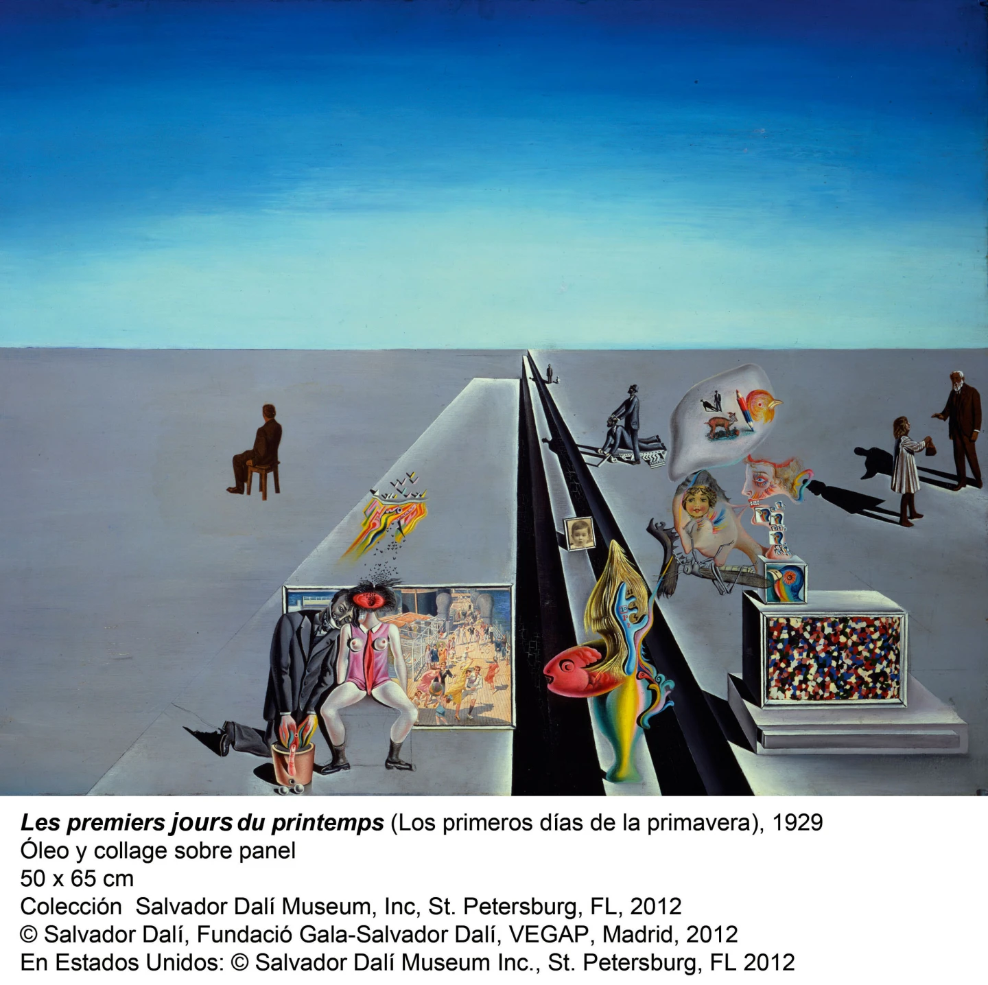 Dalí, Les premiers jours du printemps, 1929 © Salvador Dalí, Fundació Gala-Salvador Dalí, VEGAP, Madrid, 2013