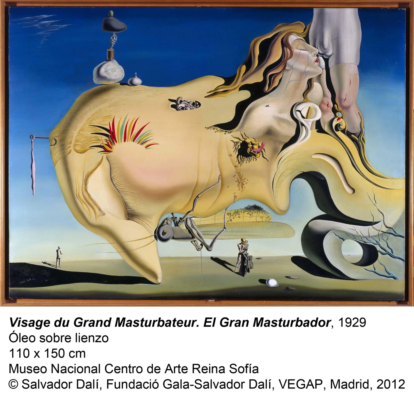 Dalí, El gran masturbador, 1929 © Salvador Dalí, Fundació Gala-Salvador Dalí, VEGAP, Madrid, 2013
