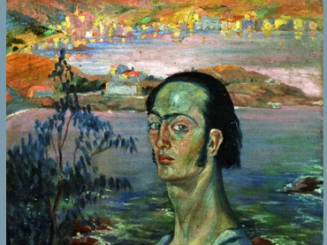 Dalí, Autorretrato con cuello rafaelesco, 1920-1921 © Salvador Dalí, Fundació Gala-Salvador Dalí, VEGAP, Madrid, 2013 