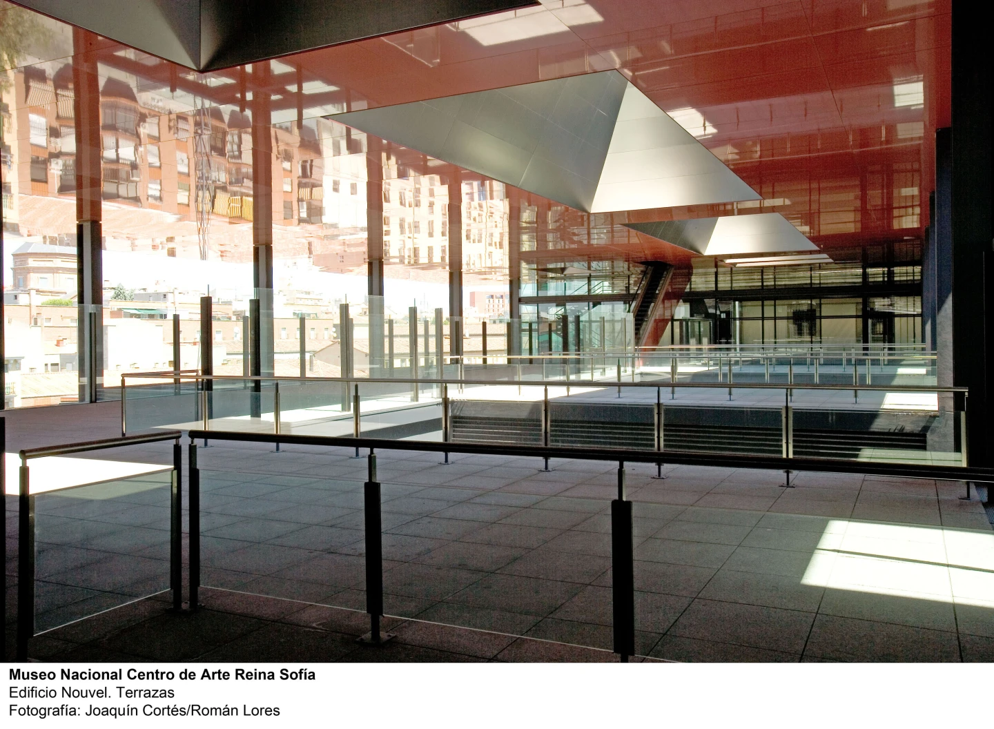 Museo Reina Sofía. Edificio Nouvel. Terrazas