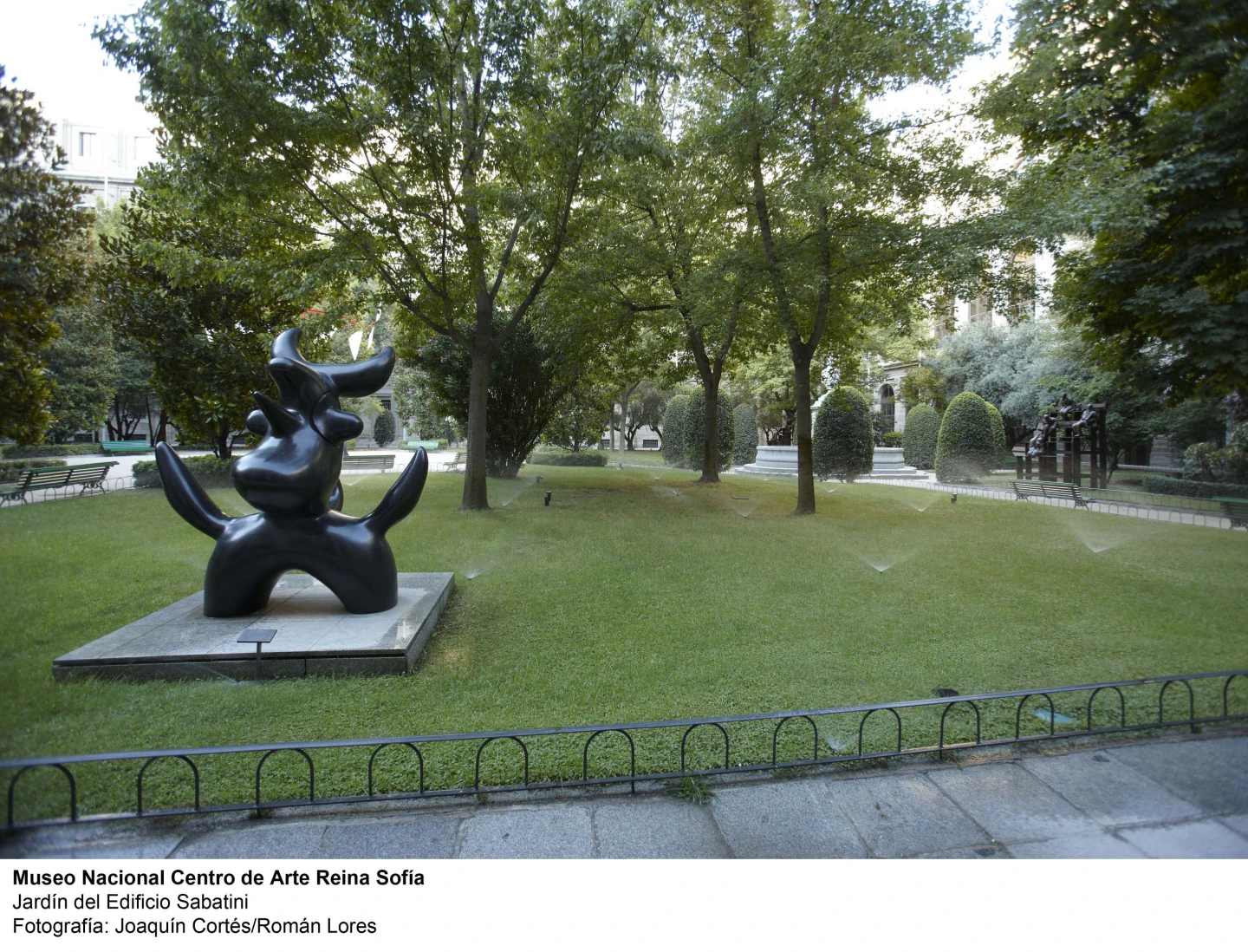 Museo Reina Sofía. Edificio Sabatini. Jardín