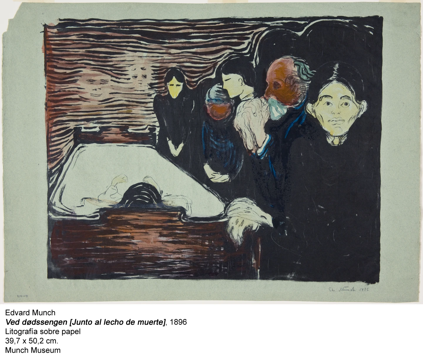 Edvard Munch, Ved dødssengen, 1896