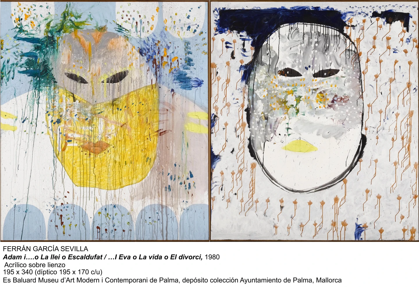 Ferran Garcia Sevilla. Adam i... o La llei o Escaldufat/ ... I Eva o La vida o El divorci, 1980