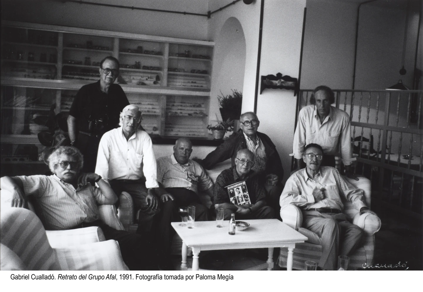 Gabriel Cualladó. Retrato del grupo Afal, 1991. Fotografía tomada por Paloma Megía