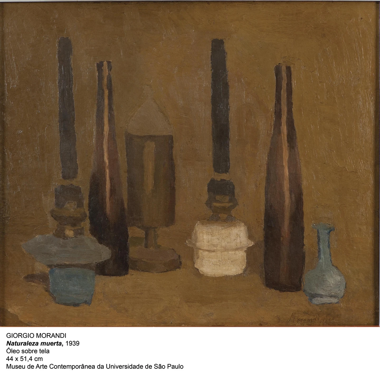 Giorgio Morandi. Naturaleza muerta. 1939