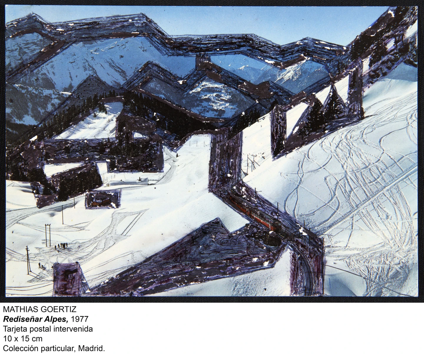 Mathias Goeritz. Rediseñar Alpes, 1977. Colección particular, Madrid 