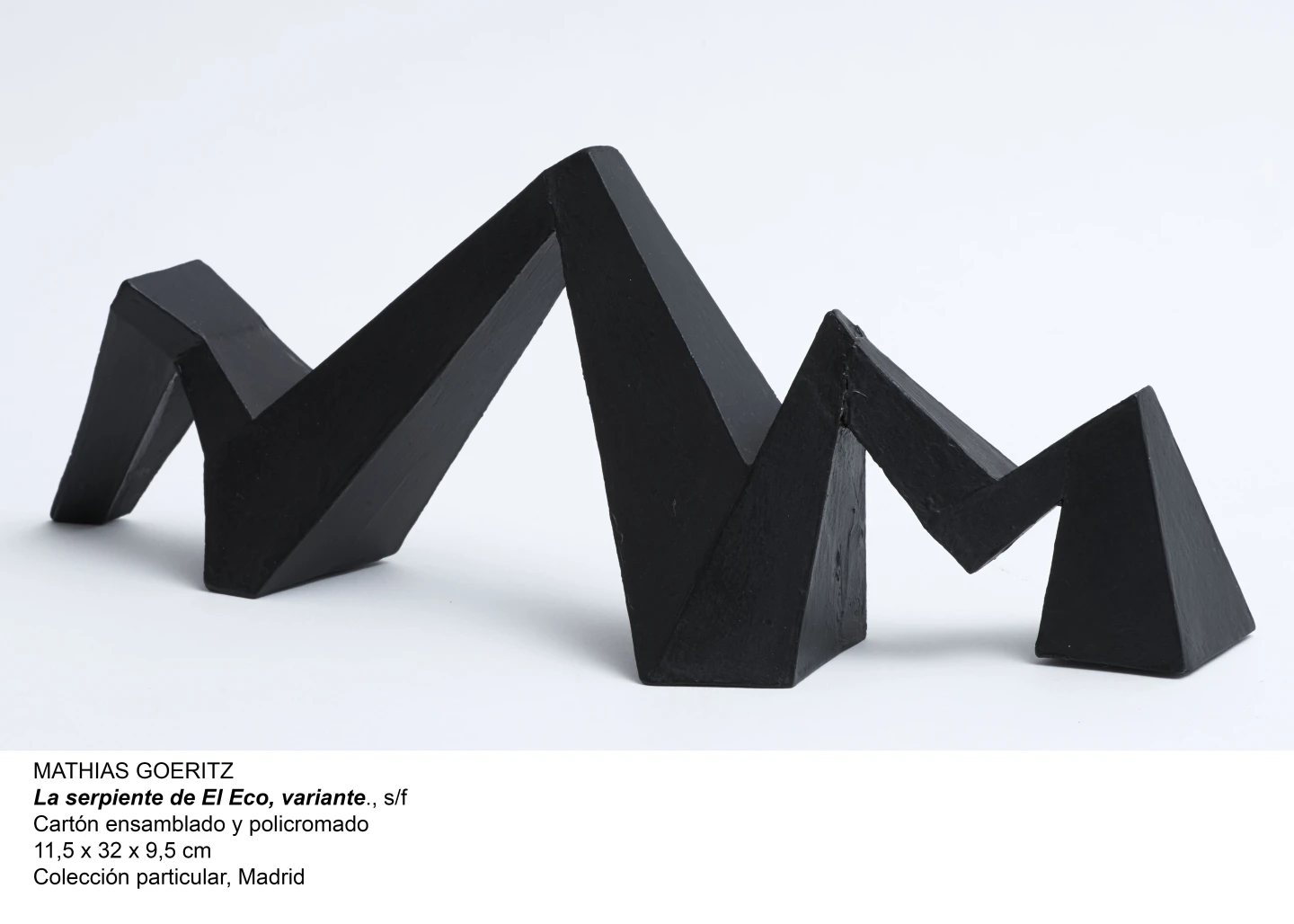 Mathias Goeritz. La serpiente del eco, variante, Colección particualr, Madrid