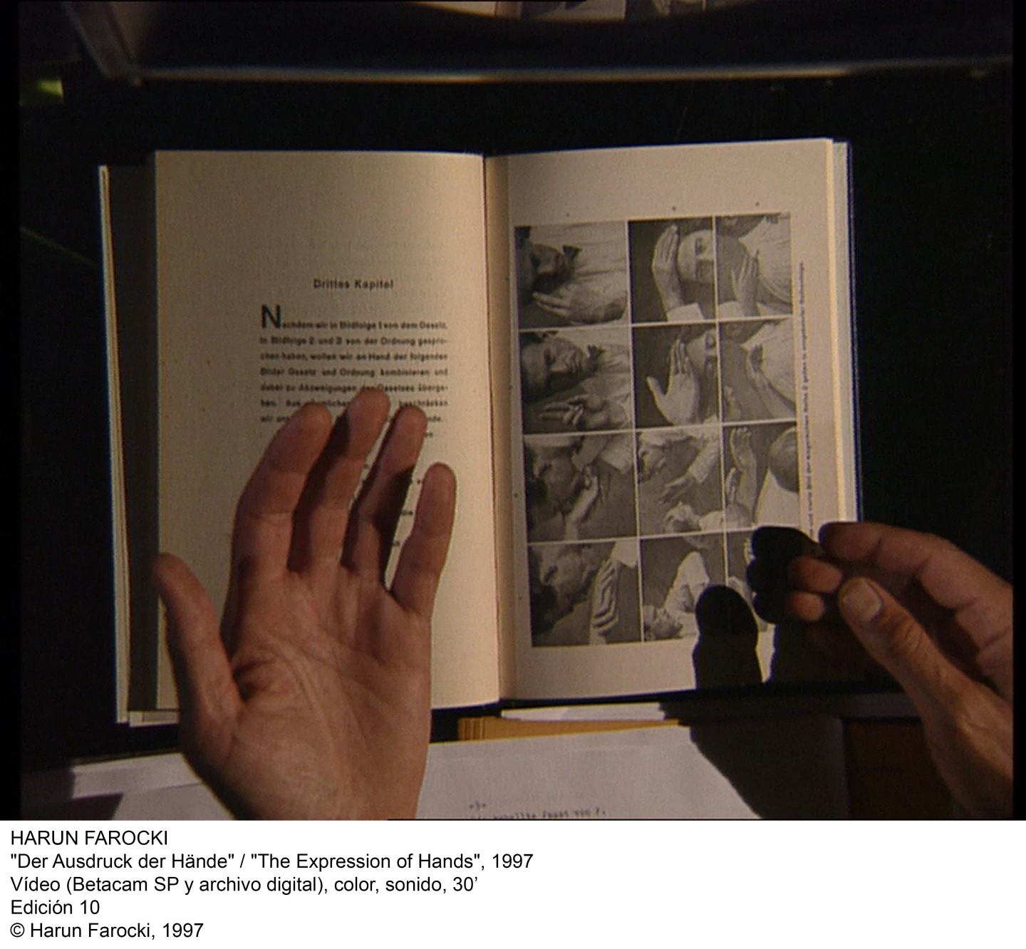Harun Farocki The expression of hands, 1997.