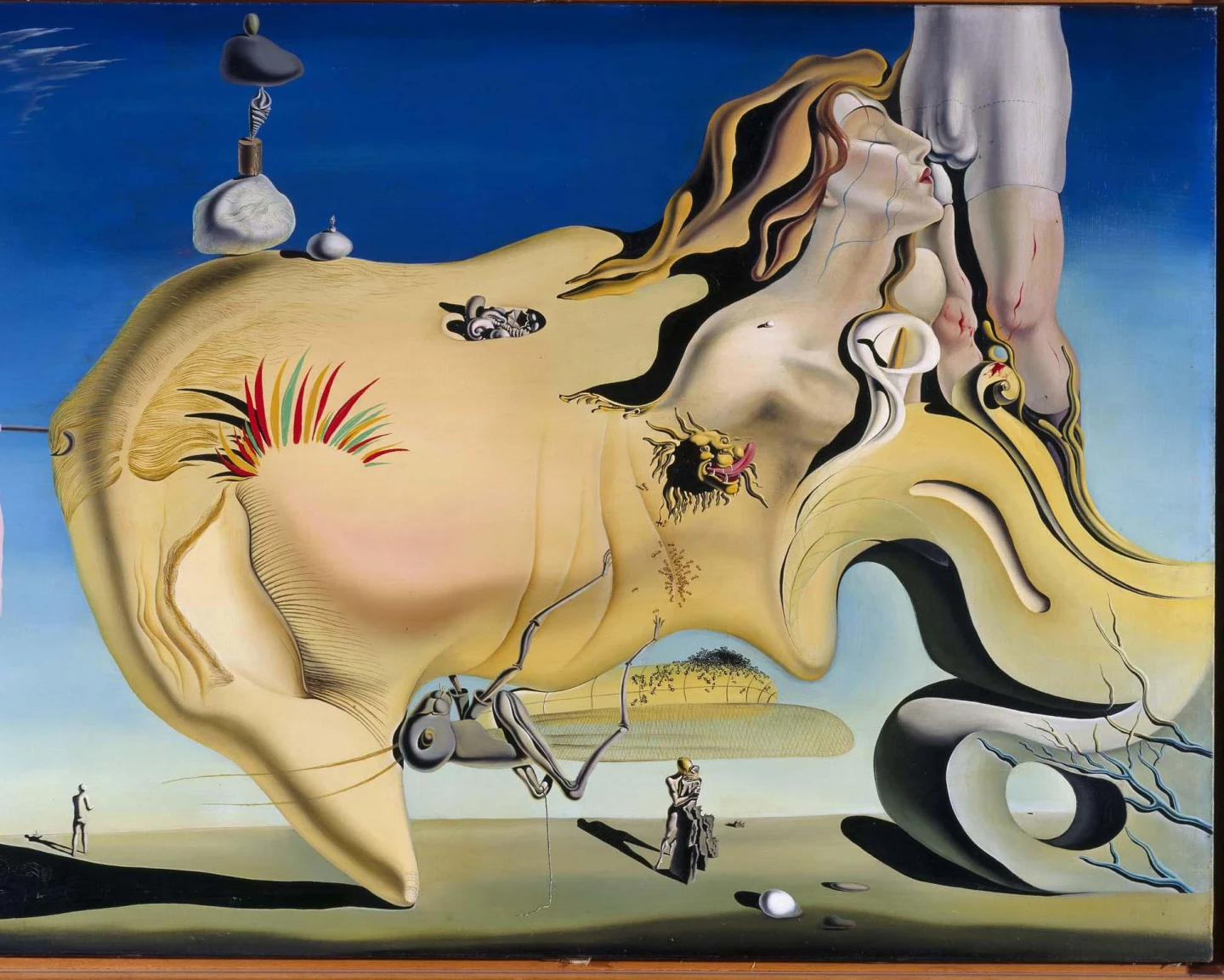 Salvador Dalí. Visage du Grand Masturbateur. El gran masturbador, 1929