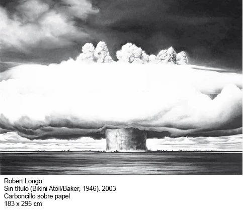 Robert Longo, Sin título (Bikini Atoll/Baker, 1946), 2003