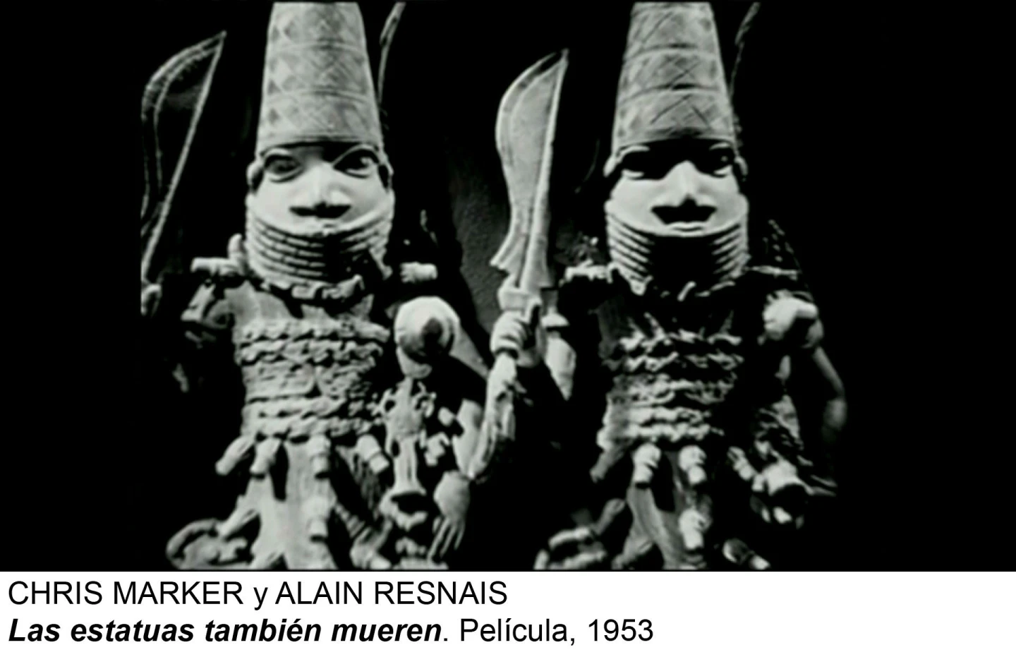 Chris Marker y Alain Resnais Las estatuas también mueren. Película, 1953. 