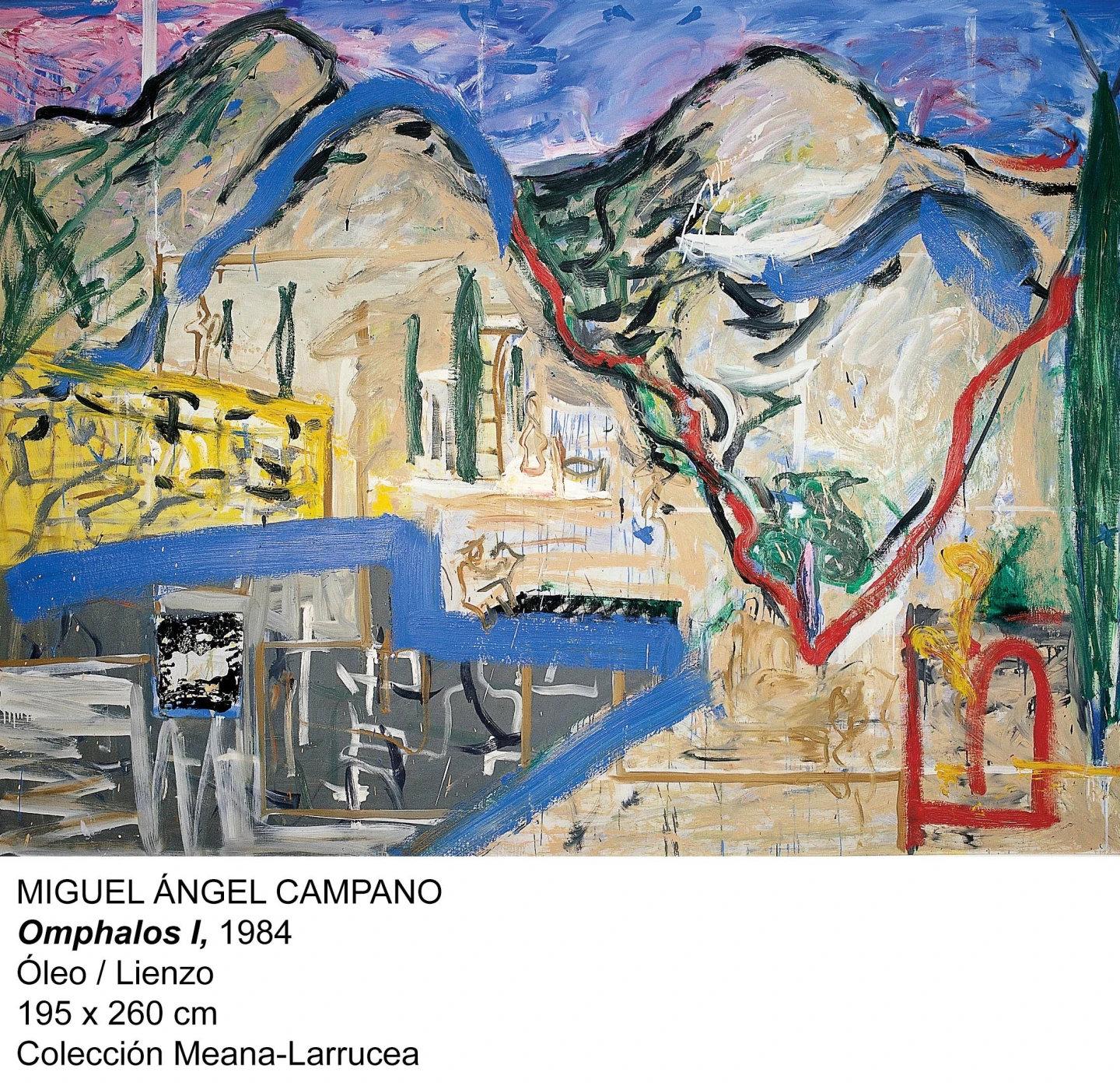 Miguel Ángel Campano. Omphalos I, 1984