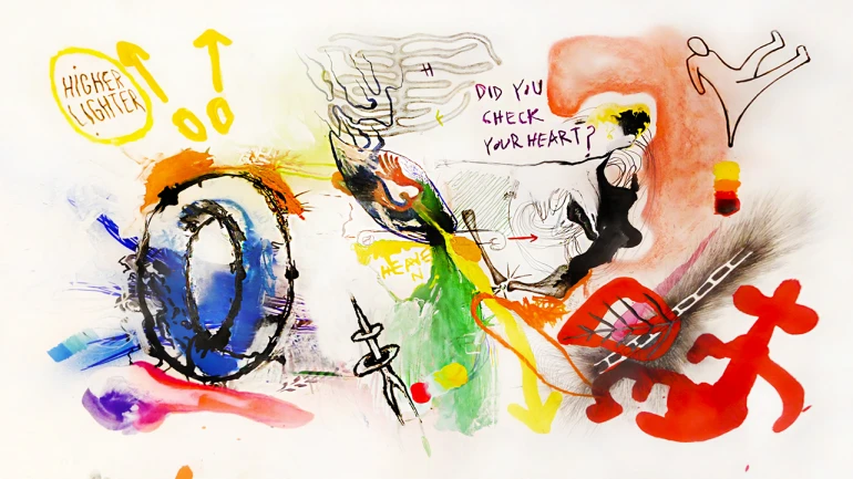 Roberto Martínez, Navigator to Heaven [Navegante hacia el cielo, 2021], en el marco de la obra Tratado botánico de ilustración coreográfica