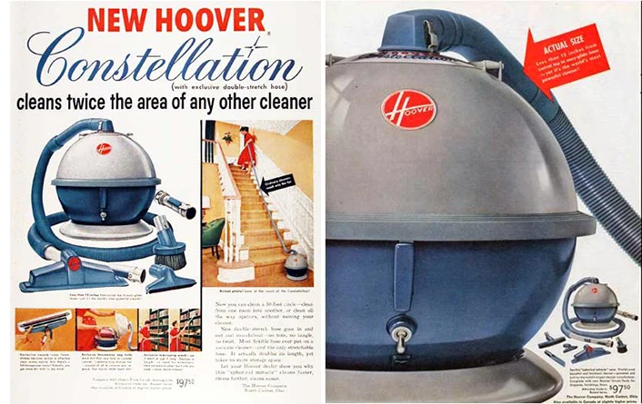 Publicidad de la Hoover Constellation 867A